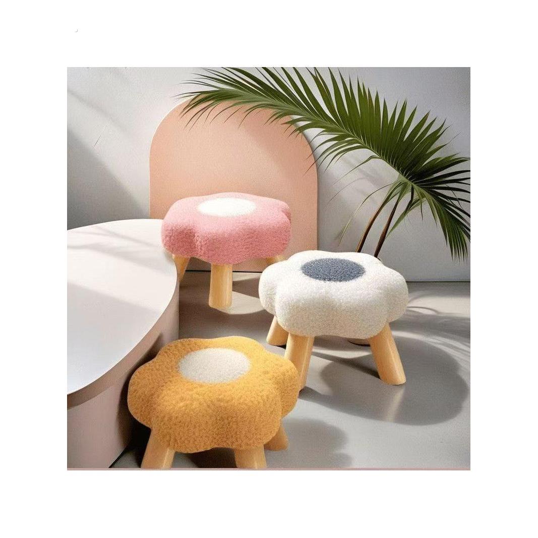 小凳子家用矮凳小板凳软坐垫换鞋凳小椅子客厅创意坐凳儿童高级感