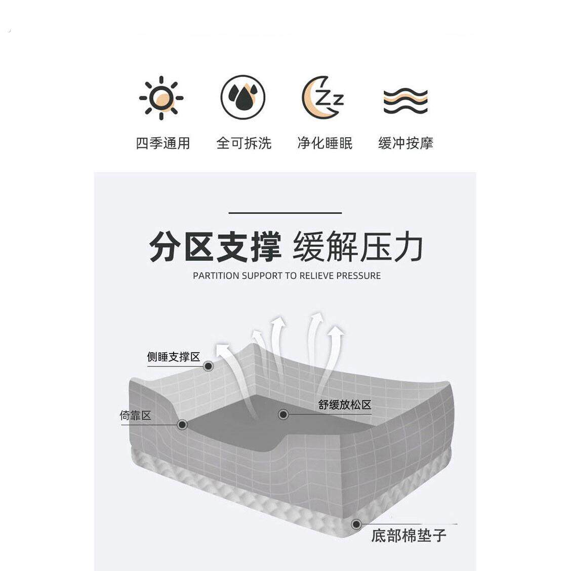 大型宠物狗窝夏季凉窝中型犬小型犬四季通用可拆洗耐咬不粘毛猫窝