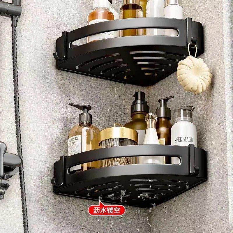 肥皂盒三角置物架壁挂沥水免打孔卫生间浴室支架洗手间挂墙上架子