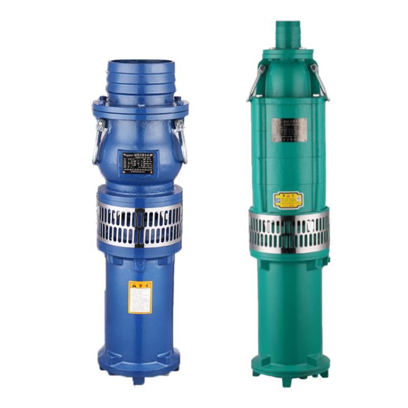 新款300QY600-10-22KW380V三相12寸油浸式铸铁潜水泵大流量高包邮