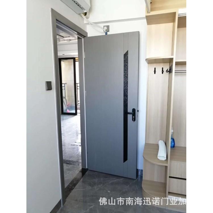 碳晶板强化封顶室内无漆复合卧室门北欧一门到顶门头封板门