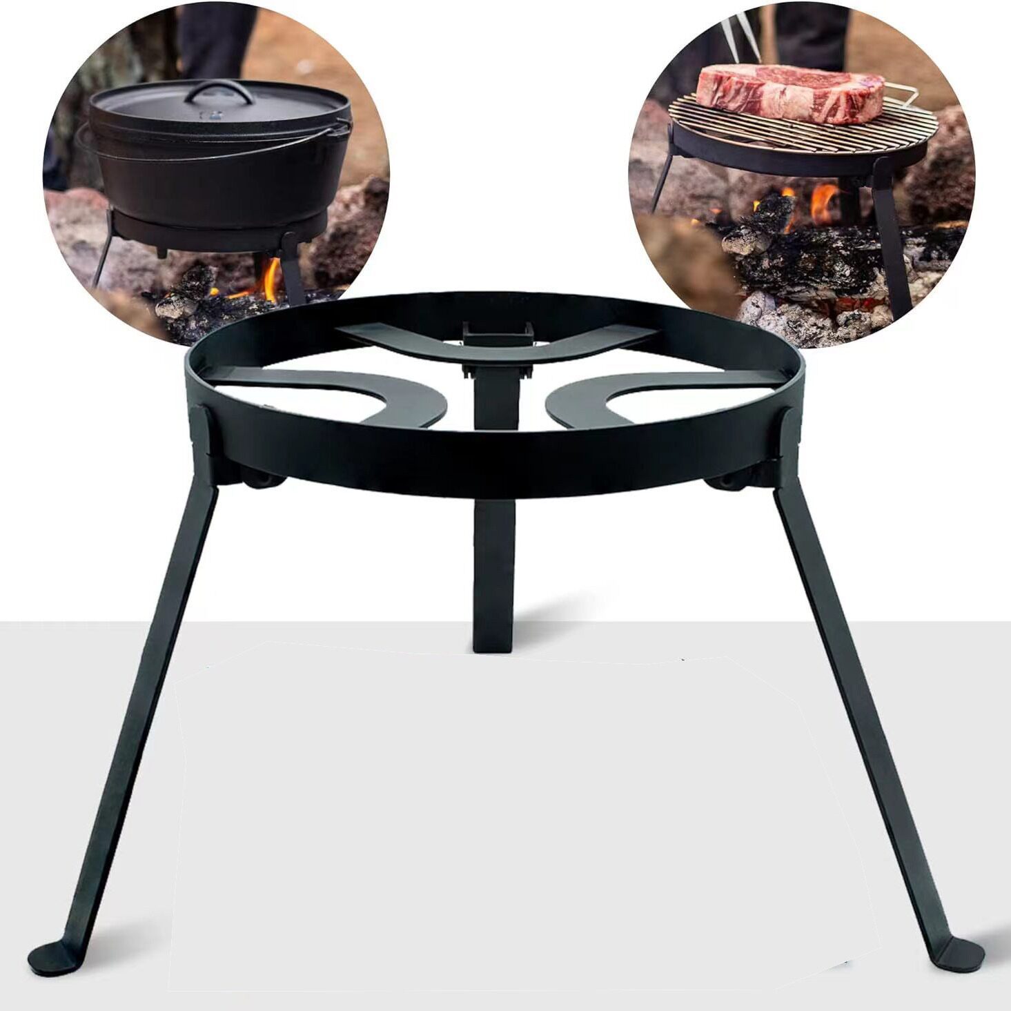 Campfire Tripod/Stand for Dutch Oven 2.0 - Camping篝火脚架
