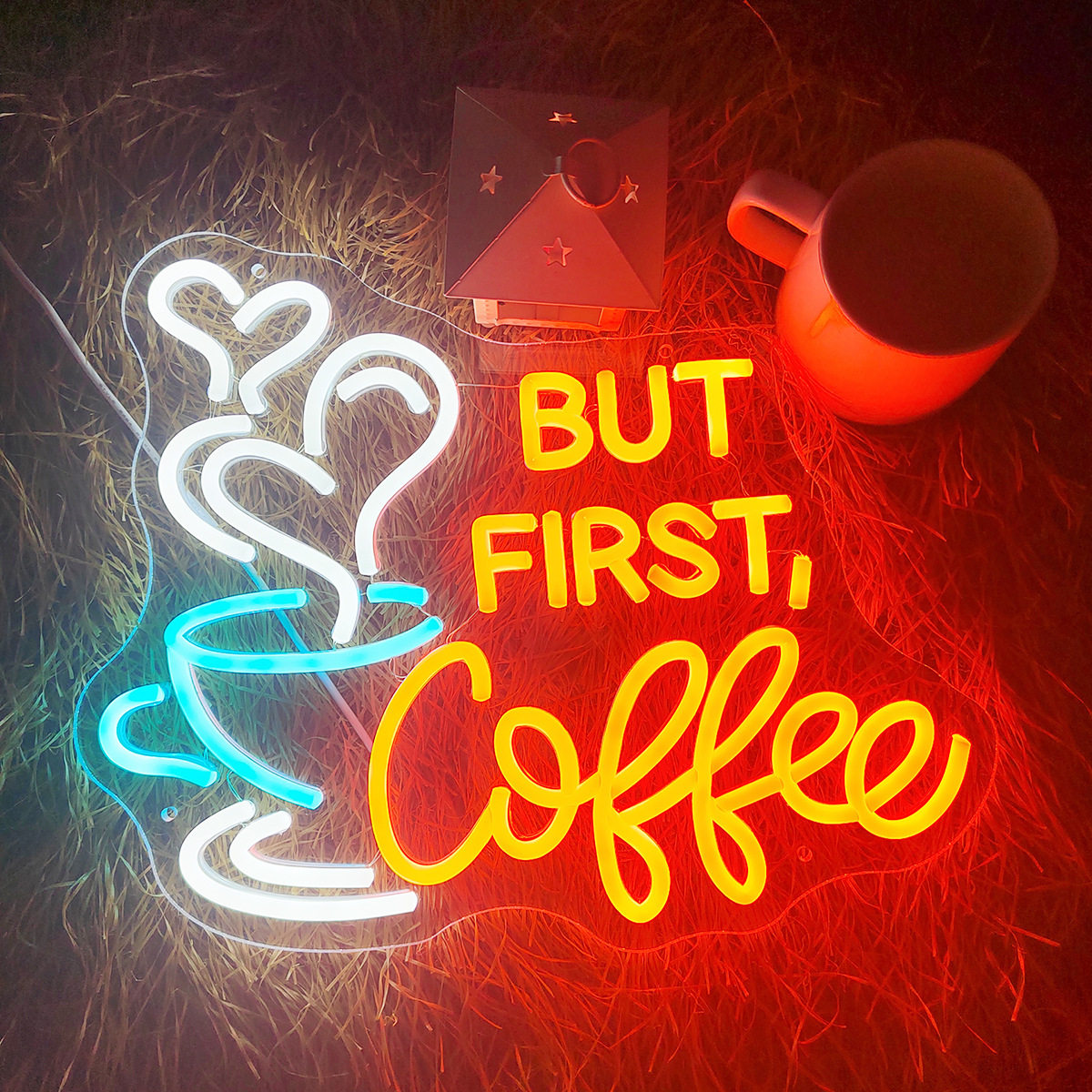 亚马逊热销外贸跨境led生日快乐派对发光字母灯造型led霓虹灯牌