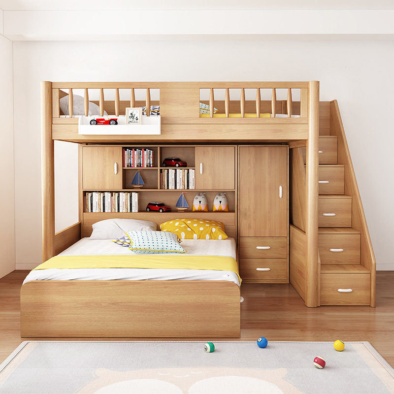 交错式上下床多功能小户型儿童高低床上床下柜双层床带书桌组合床,电子元器件市场,电线扎带/束线带,淘宝优惠券,粉丝福利购,淘宝优惠卷