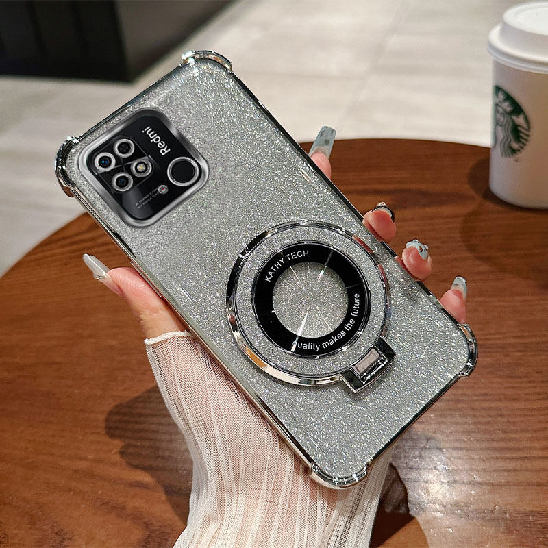 thumbnail for Applicable to Redmi 10c mobile phone case Xiaomi Redmi 1OC new 220333QAG protective case QBI transparent soft silicone redm drop resistant all-inclusive redmic female with bracket model male c10 ten case