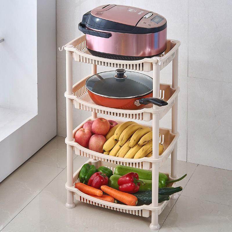厨房置物架落地式多层塑料家用蔬菜架锅架厨房用品收纳层架子多功,机械设备,矿山专用设备,淘宝优惠券,粉丝福利购,淘宝优惠卷
