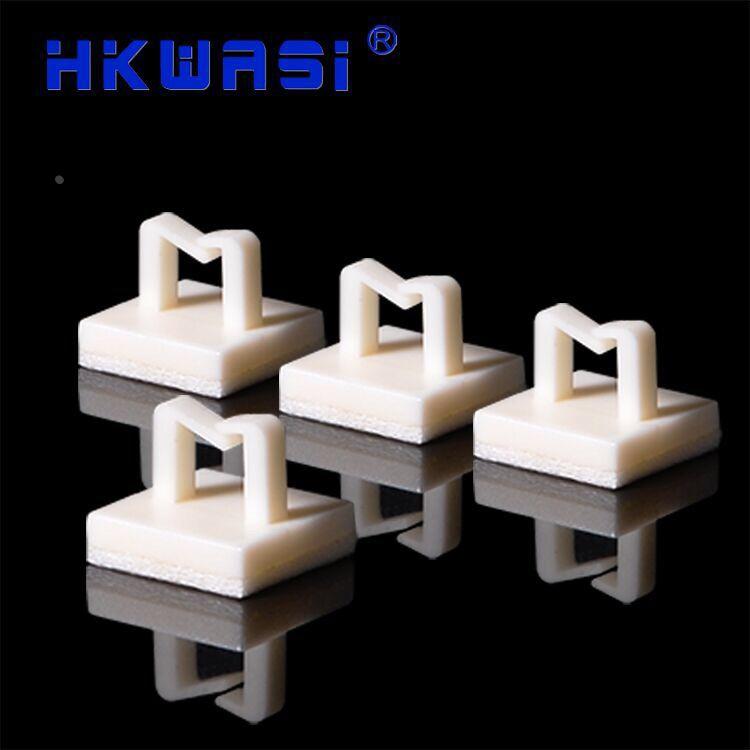 华社WLL-1粘贴电线电缆套管固定座束线座活用线卡尼龙 3M胶1000只