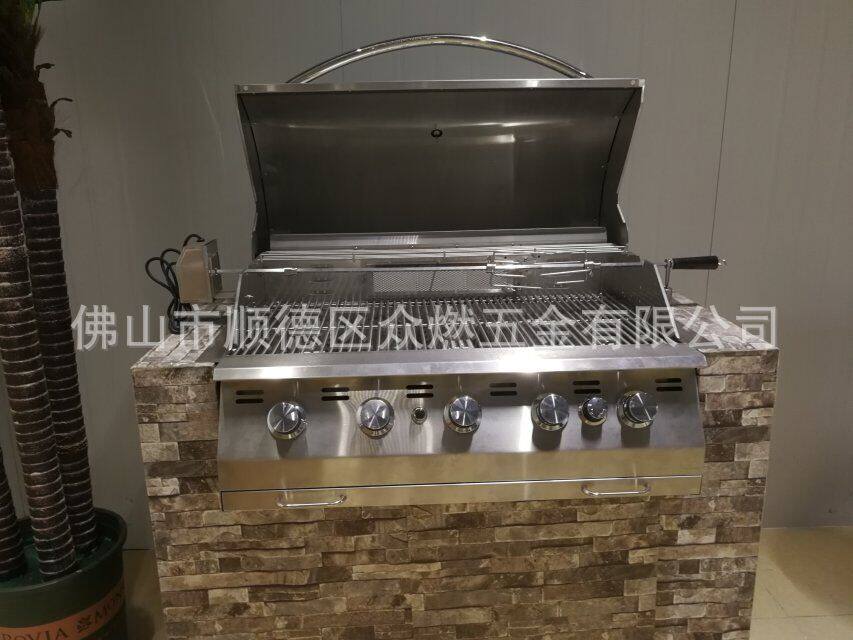 嵌入式烧烤炉墙体嵌入烧烤炉户外