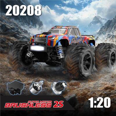 美嘉欣迷你小怪兽20208新品1：20无刷遥控车MJX模型玩具RCCAR