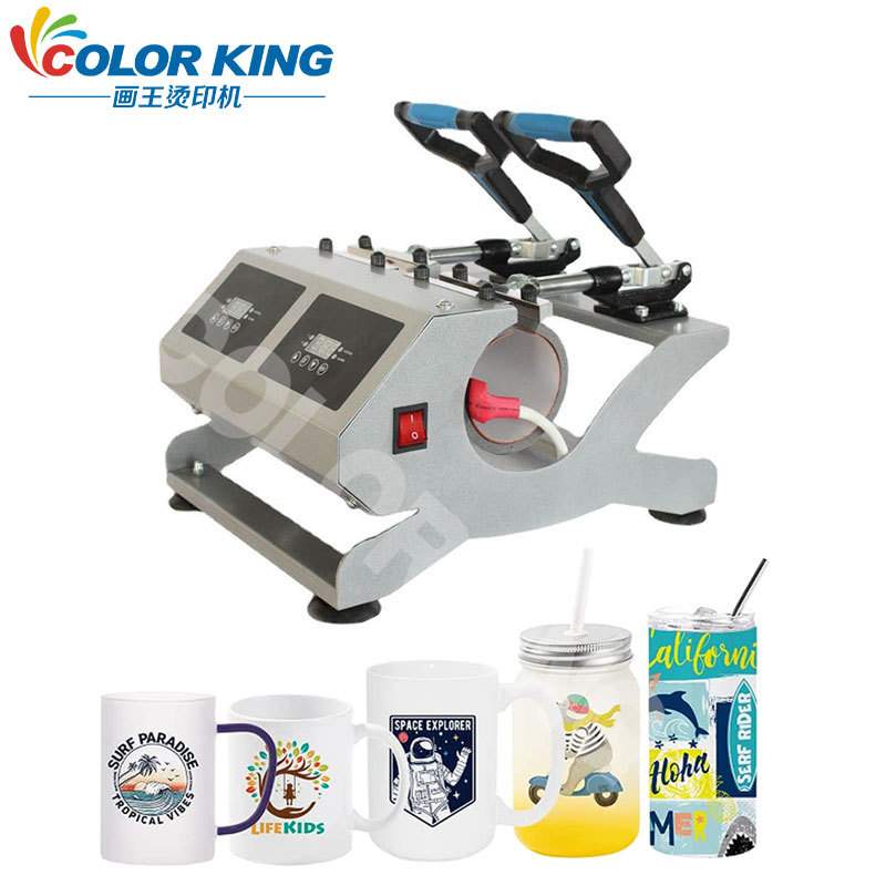 mug heat press machine CH1902 双工位烤杯机 卧式烤杯机 烤杯机