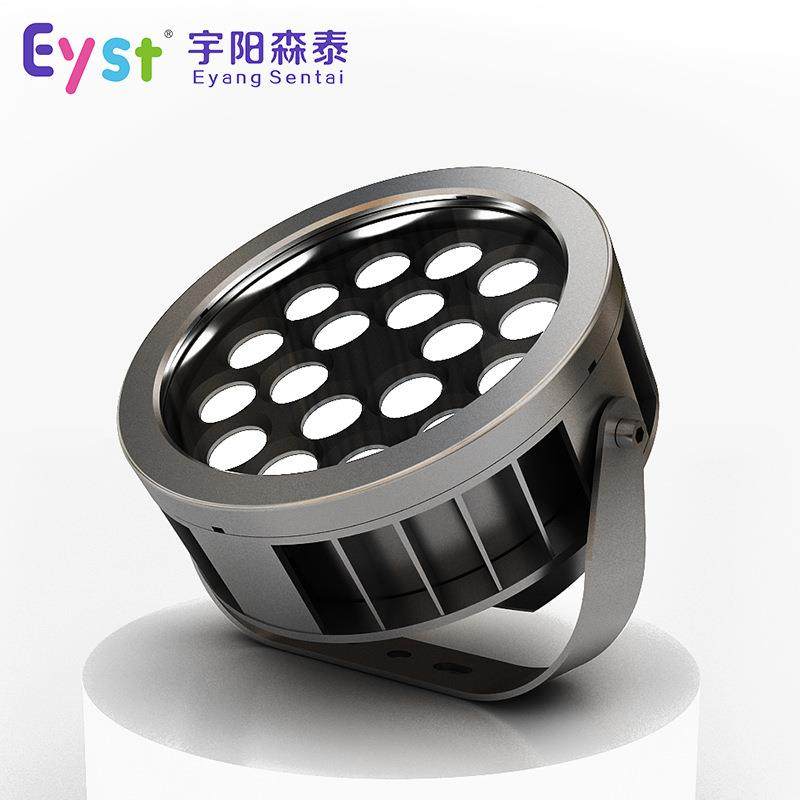 LED投光灯泛光灯照树灯插地灯鸟窝灯50W楼体亮化照柱灯圆形投光灯