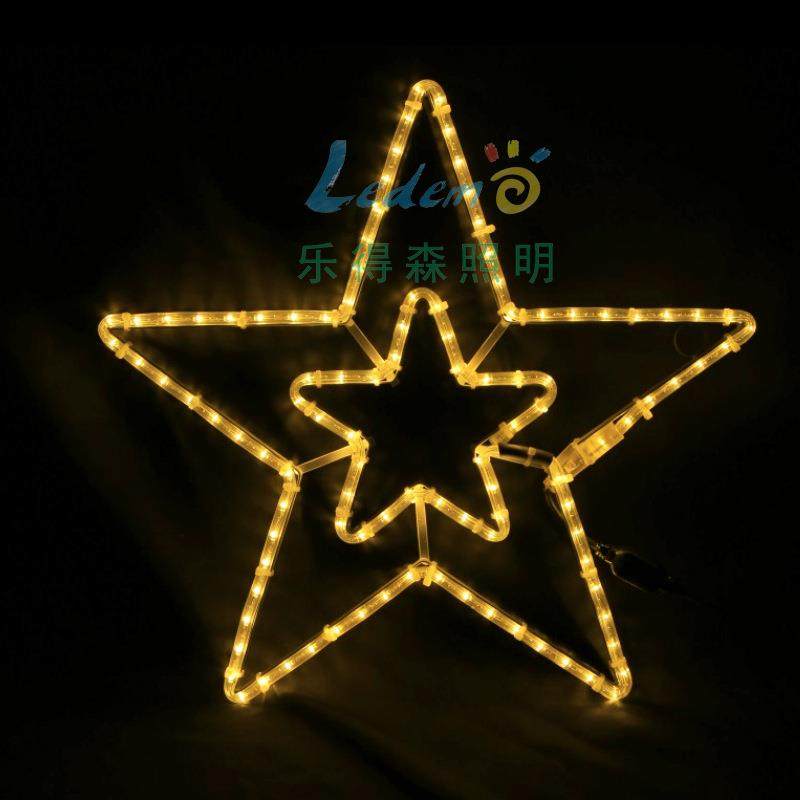 八角星造型灯伯利恒之星星星灯北极星灯流星灯十二角星平面造型灯