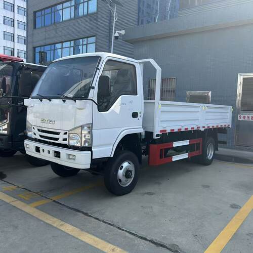 ISUZU3吨货车五十铃卡车右舵4驱工程车KV100100P载货车