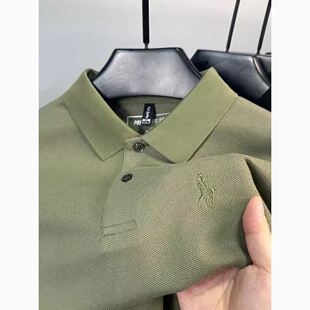 版 保罗长袖 MAROLIO 型巨赞 POLO衫 男100%纯棉带领休闲纯色春秋季