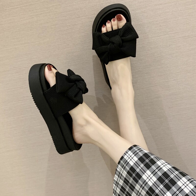欧洲站拖鞋女2024夏季新款外穿厚底一字拖网红百搭凉鞋chic凉拖鞋