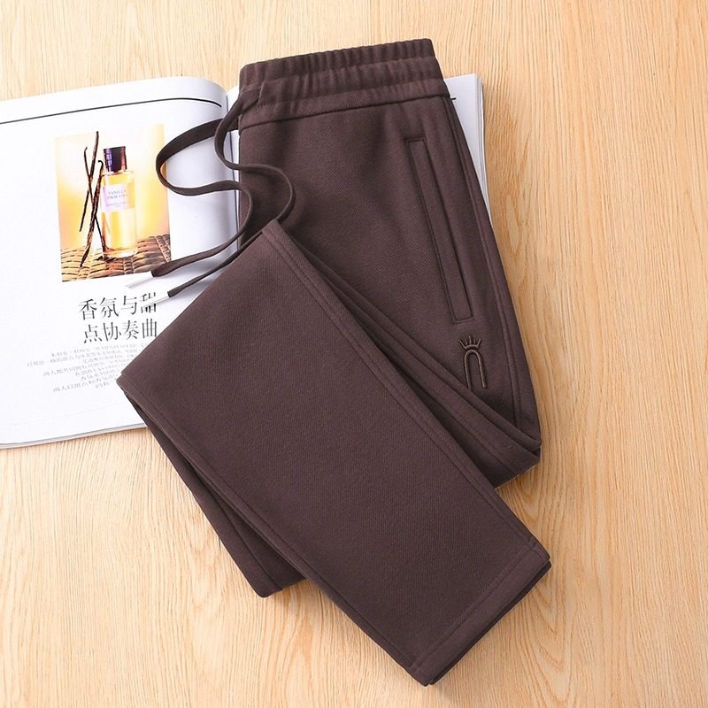 MAROLIO~显瘦！春秋款运动裤情侣秋冬保暖加绒加厚直筒宽松休闲裤,男装,秀禾服,淘宝优惠券,粉丝福利购,淘宝优惠卷