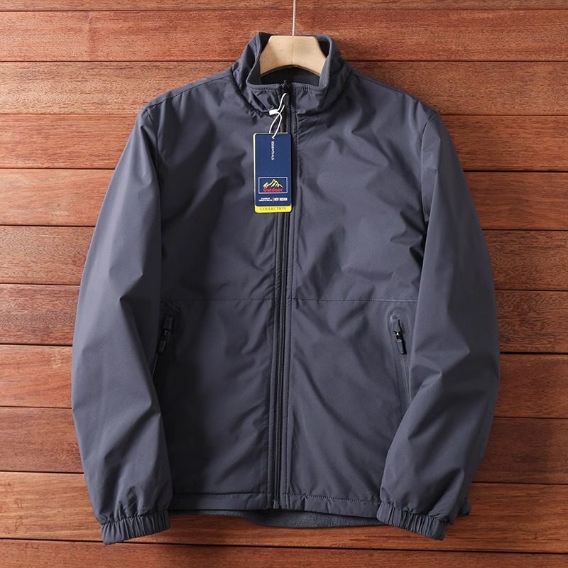 MAROLIO~轻奢潮搭！两面穿摇粒绒夹克男秋冬防水防风保暖休闲外套,男装,秀禾服,淘宝优惠券,粉丝福利购,淘宝优惠卷