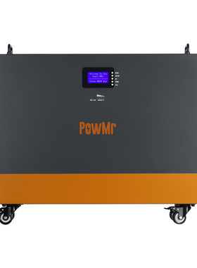 PowMr储能锂电池280AH 51.2V便携轮式磷酸铁锂电池家用太阳能厂家