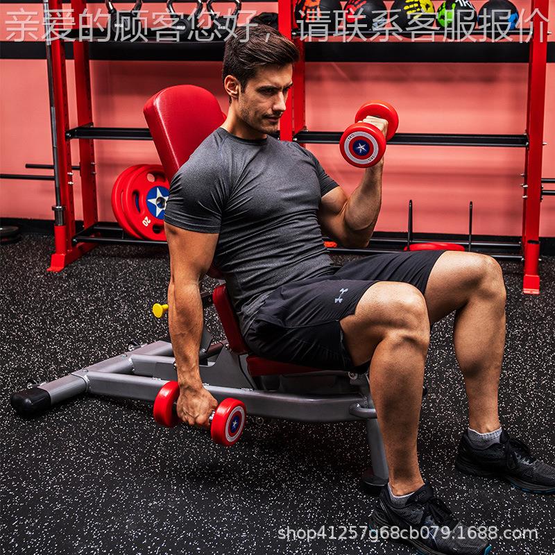 力健款可调节身椅腹板身健健器材卧推凳飞肌鸟商用YLD-LJH1凳哑铃