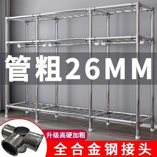 26MM衣柜卧室家用出租房用简易组装 布衣橱加粗加厚大收纳分层神器