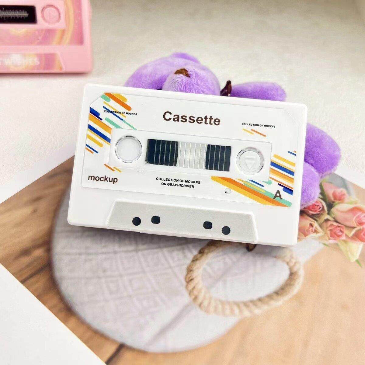 录音留声卡覆古磁带录音礼物节日有声祝福贺卡片学生520告白神器