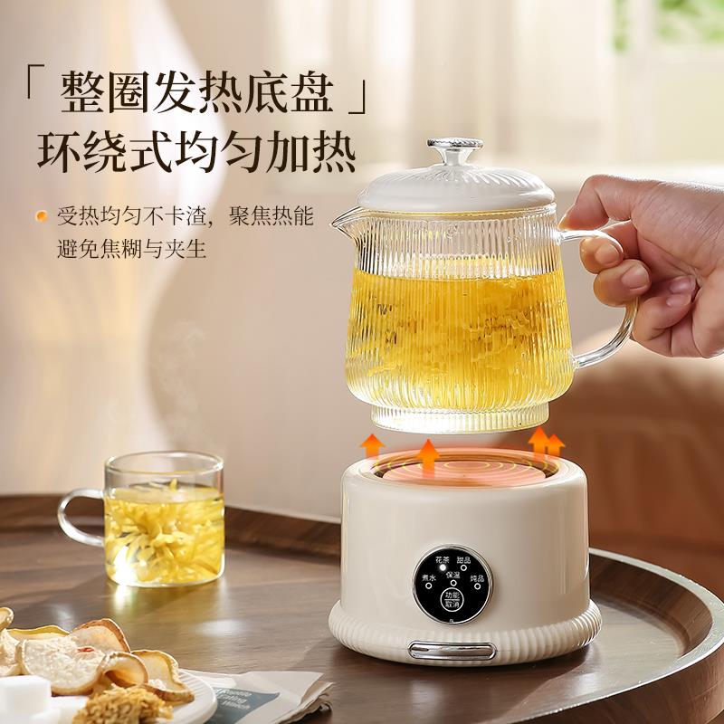 SL室PR养生小型多功能家壶用保温煮茶器办U公75319全自动玻璃烧水
