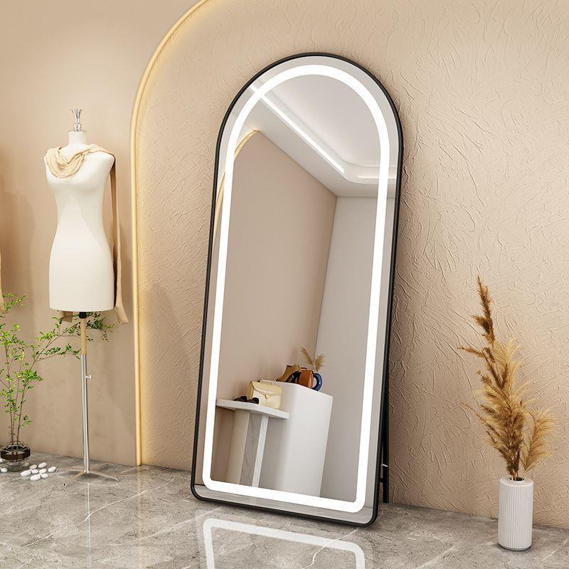 全身LED落地镜带灯显高显瘦服装穿衣镜直播拍照镜家用拍照镜