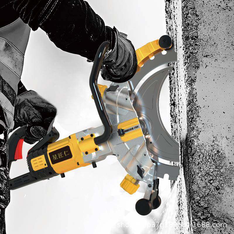 手提锯式无功尘切墙机切墙锯新款环混凝土墙切机高频无11刷大率环,五金/工具,装载机,淘宝优惠券,粉丝福利购,淘宝优惠卷