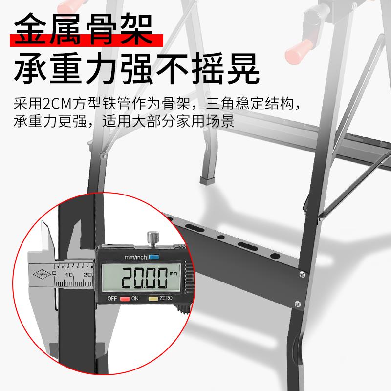 折叠木工工作台锯台多功能手工工具推台倒装锯便携台锯小型操作台