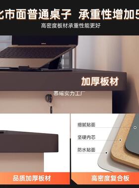 电脑桌台式书桌用生写字桌简约现URS代办学公家桌卧室带抽屉人成