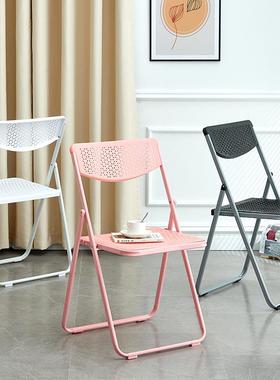 4I家用折叠椅椅子靠背椅F767T6JM便携公椅会议椅电脑简餐办椅宿舍