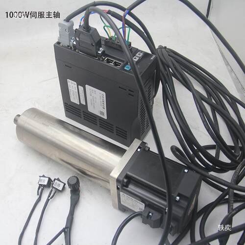 雕装刻机电主轴电机套800W1.5/.2/5.5290KW无刷高电速机动2力头主