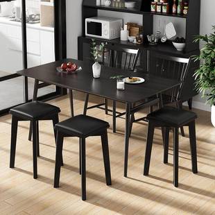 木凳子家用可梳叠放软包方子凳现代简约客厅实餐0.21桌凳木头板凳