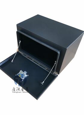 能工厂收直供金属铁具箱黑色404喷涂带锁皮卡车纳耐用工多功收纳