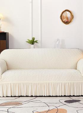 71X加厚沙发F767THTM全T包卍能套贵妃组合懒人套沙发布防猫罩抓泡