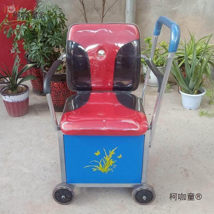 小老人助力推车四轮买菜物可推可坐拉车座购便器老人年代步柯咖童