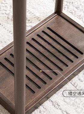 实木电脑主机托架多层托落地底座移物动盘架打RYP印台式机机箱置