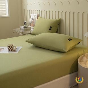 ?床厚磨毛床笠保护套日式纯床罩全包家用双人色席梦加F$ph(#gh思