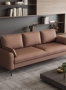 现代简约猫抓皮合办公商室厂家直供沙公发组会客出租房屋寓接待务