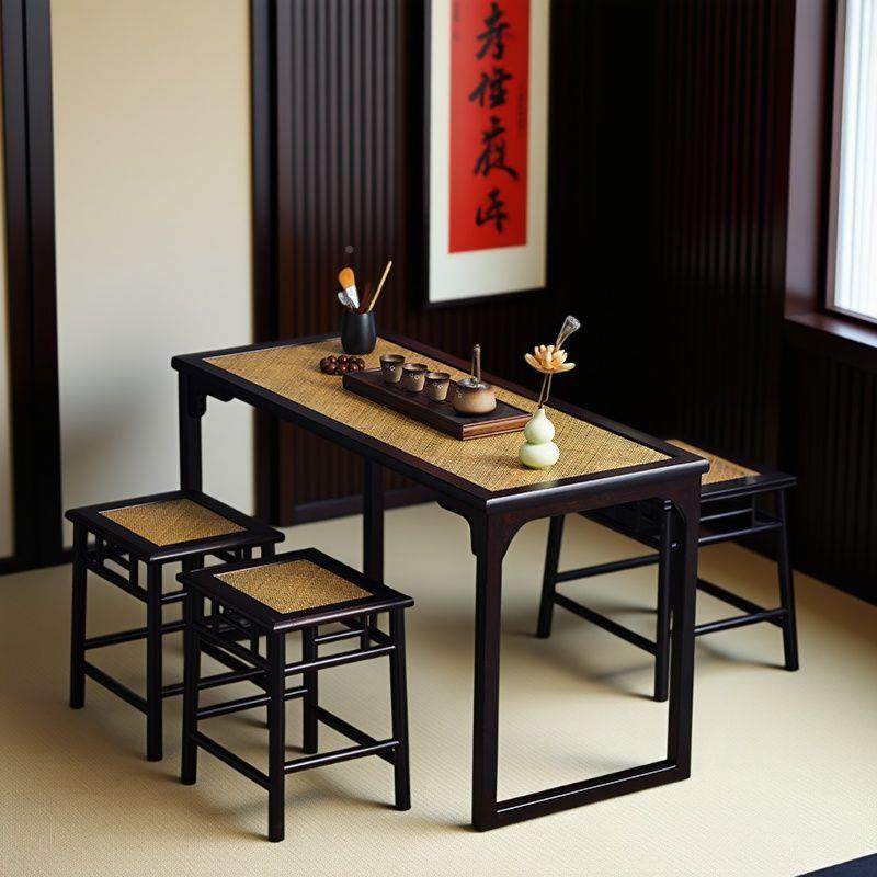 中式桌茶桌古新中RGV式生轻奢竹学子桌子仿古典紫檀简约书组合古,纺织面料/辅料/配套,纺织机械配件,淘宝优惠券,粉丝福利购,淘宝优惠卷