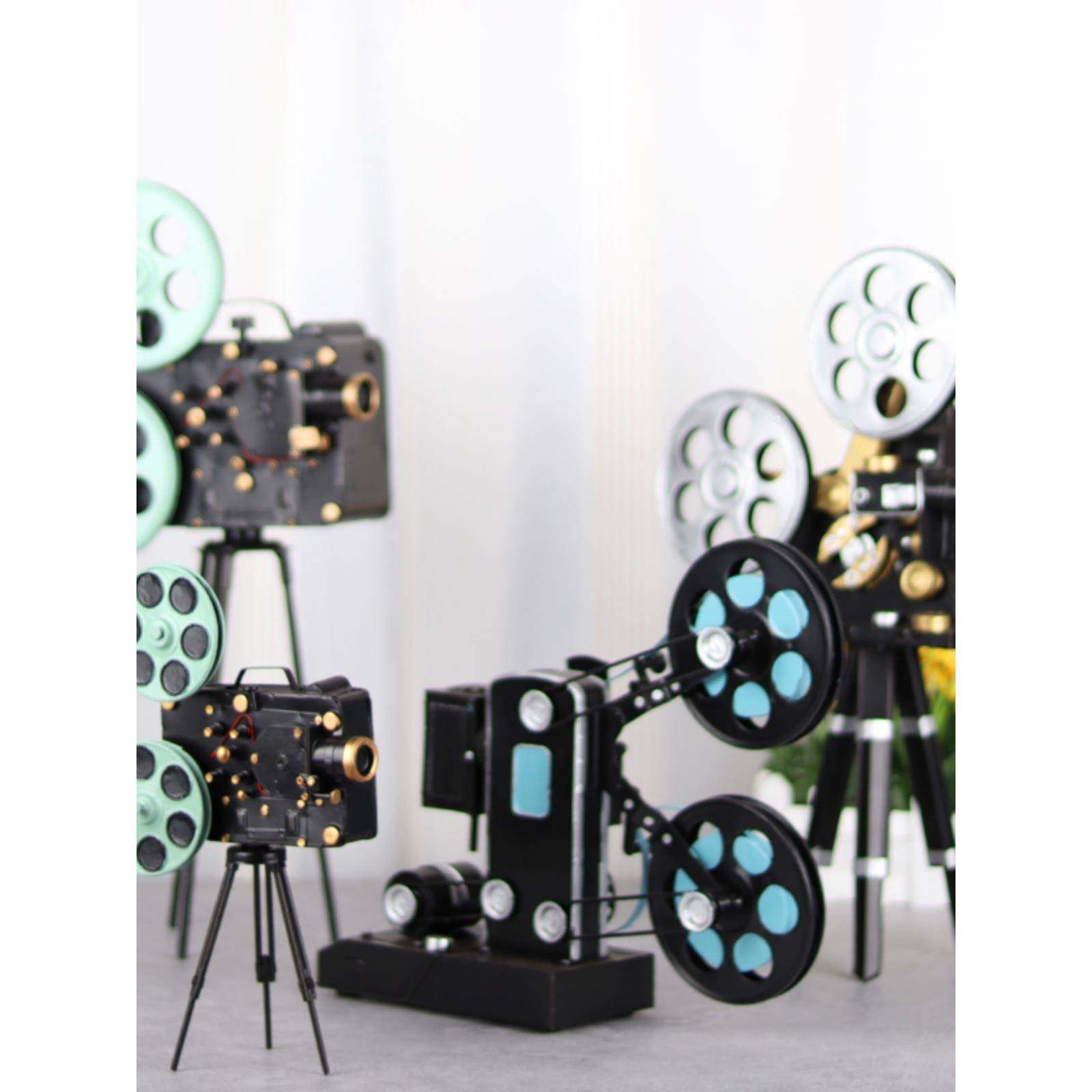 复院古放映机模型铁怀旧电艺拍摄影道具F7676T58影老物件装饰品摆,家居饰品,装饰摆件,淘宝优惠券,粉丝福利购,淘宝优惠卷