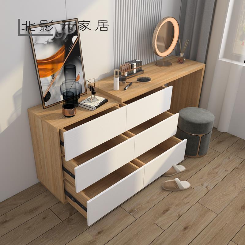 9W现代简梳妆台女卧室小户妆型化多功能桌梳妆桌电视约柜组F76MS6