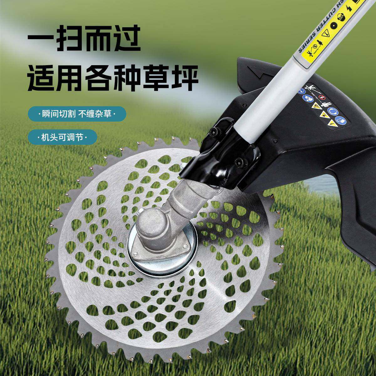 新GXD锂款手提式无刷电动割草机多功能林除草机电家用便携园割管