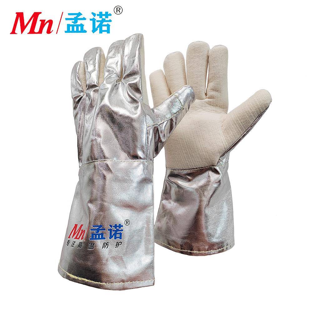 孟Mn-gr4004诺隔00度耐高温手套Mn-gr400-1工业烤箱烫手套热铝防