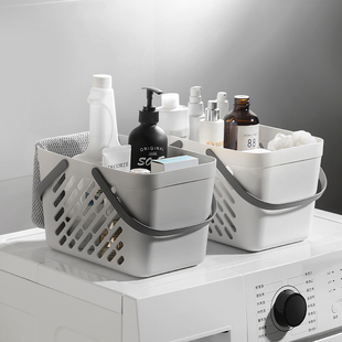 洗澡篮浴室洗漱筐手提沥水沐浴篮学生宿舍浴室收纳篮子洗漱篮浴筐