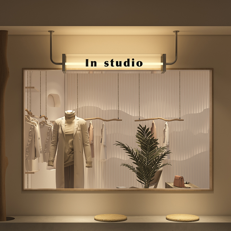 网红亚克力灯箱吊顶橱窗展示牌咖啡服装店铺招牌发光字招牌定制