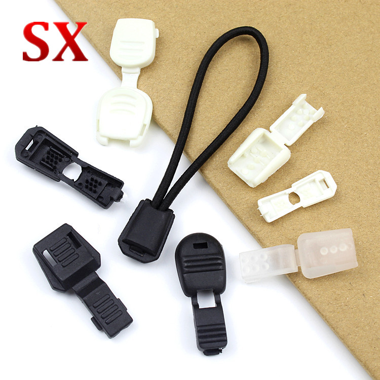 纽扣塑料尾夹吊钟收紧扣止绳弹簧扣松紧调节扣定绳扣穿绳扣猪鼻扣