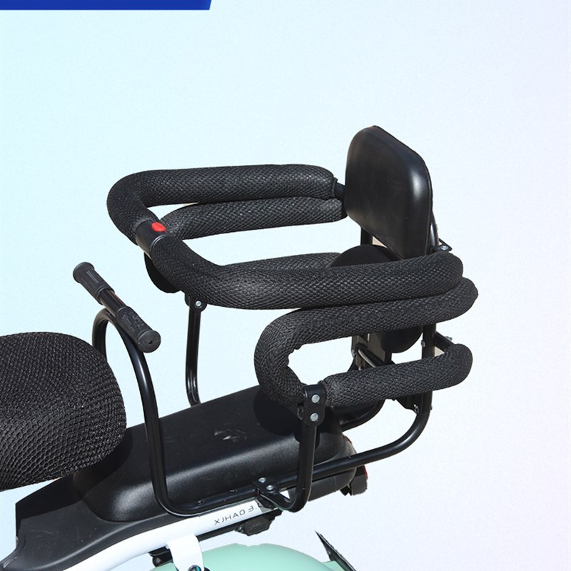 电动车儿童座椅后置护栏大童电动脚踏车小孩后座位电动车宝宝安全