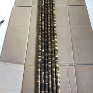 玉竹实心竹手杖文玩手把棍罗汉竹把件拐杖竹金箍棒打狗棍敲背神器