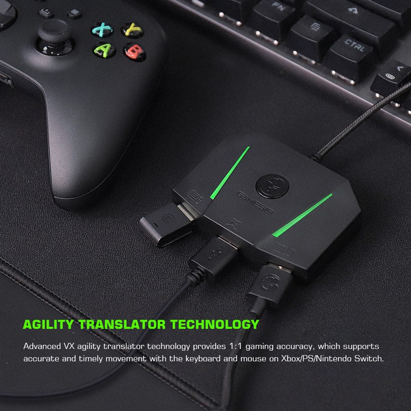 GameSir VX AimBox Keyboard Mouse Controller Adapter Converte